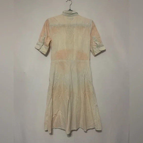 Lauren Ralph Lauren 100% linen front tie shirt dress - Picture 3 of 6